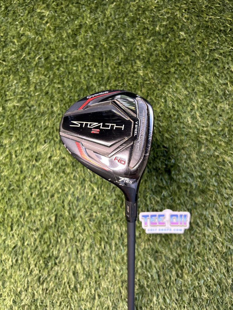 TaylorMade Stealth 2 HD 7W 23 Loft HZRDUS 6.0 Stiff Flex RH