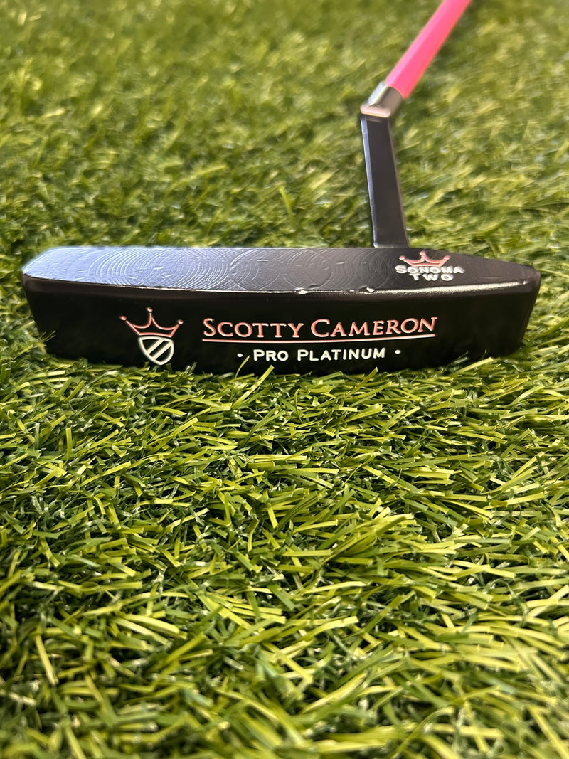 Custom Pink & Black Scotty Cameron Pro Platinum Sonoma Two 34” RH