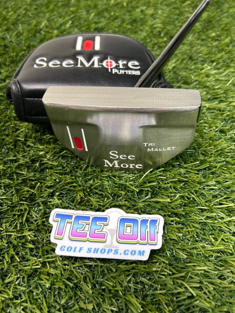 SeeMore Center Shaft Tri Mallet Putter RH