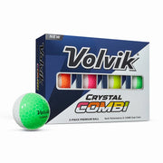 Volvik Crystal Combi Dozen Multi-Color Golf Balls