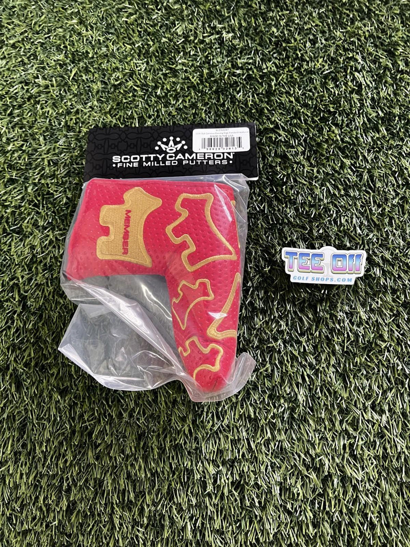 Scotty Cameron Club Cameron 2026 Member Red Putter Blade Head Cover