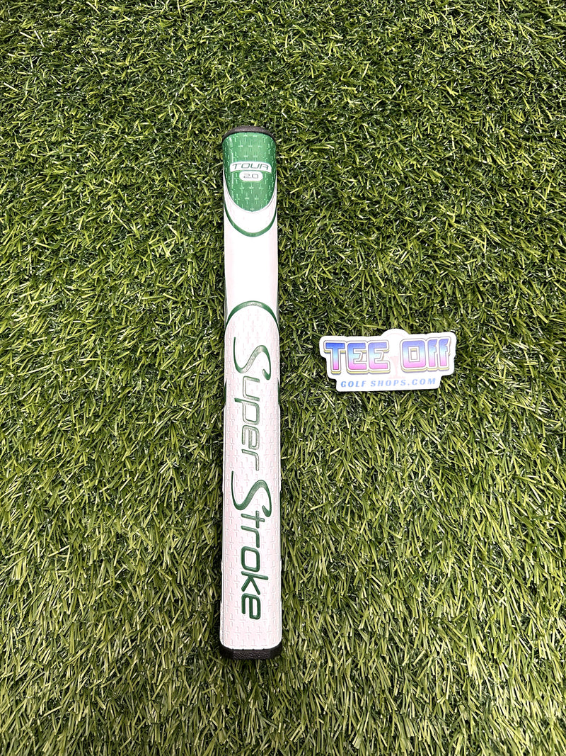 SuperStroke Tour 2.0 Green/White Midsize Putter Grip