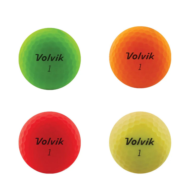 Volvik Vivid Soft Dozen Multi-Color Golf Balls