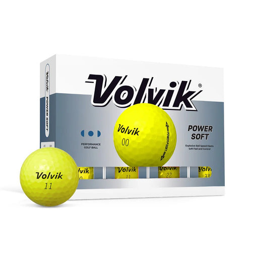 Volvik Power Soft Dozen Yellow Golf Balls