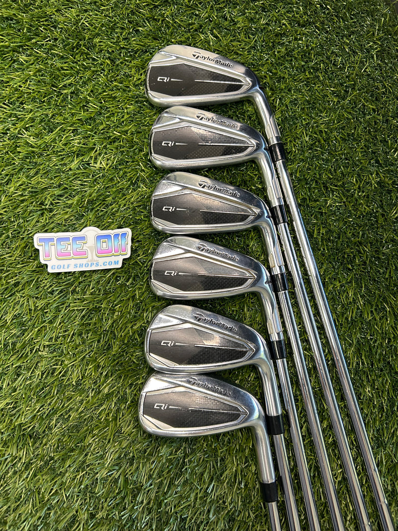 TaylorMade Qi Irons Set 5-PW NS Pro Stiff Flex GP Grip RH