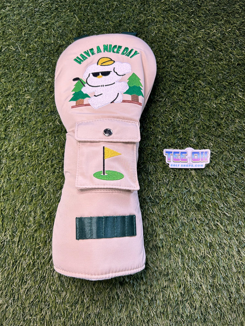 Have a Nice Day Camping Driver Head Cover Craftsman Golf