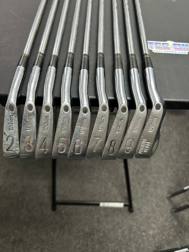 Wilson 1200 Irons Set 2-PW Steel Stiff Flex Original Grips RH