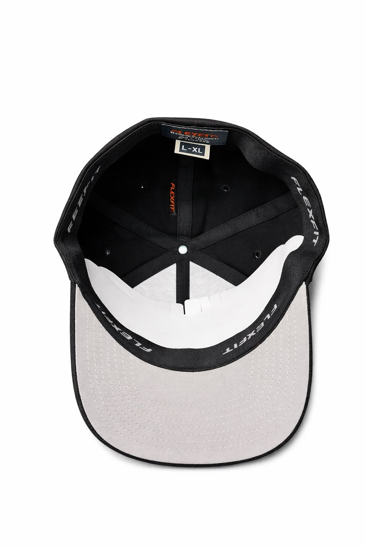 TEE Off Golf Shops FlexFit Black Golf Hat