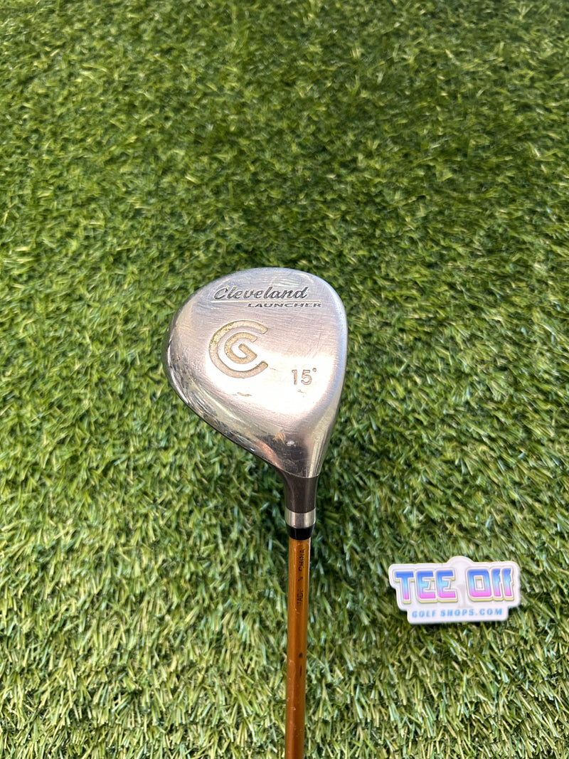 Cleveland Launcher 3W 15 Loft Graphite Gold Regular Flex RH