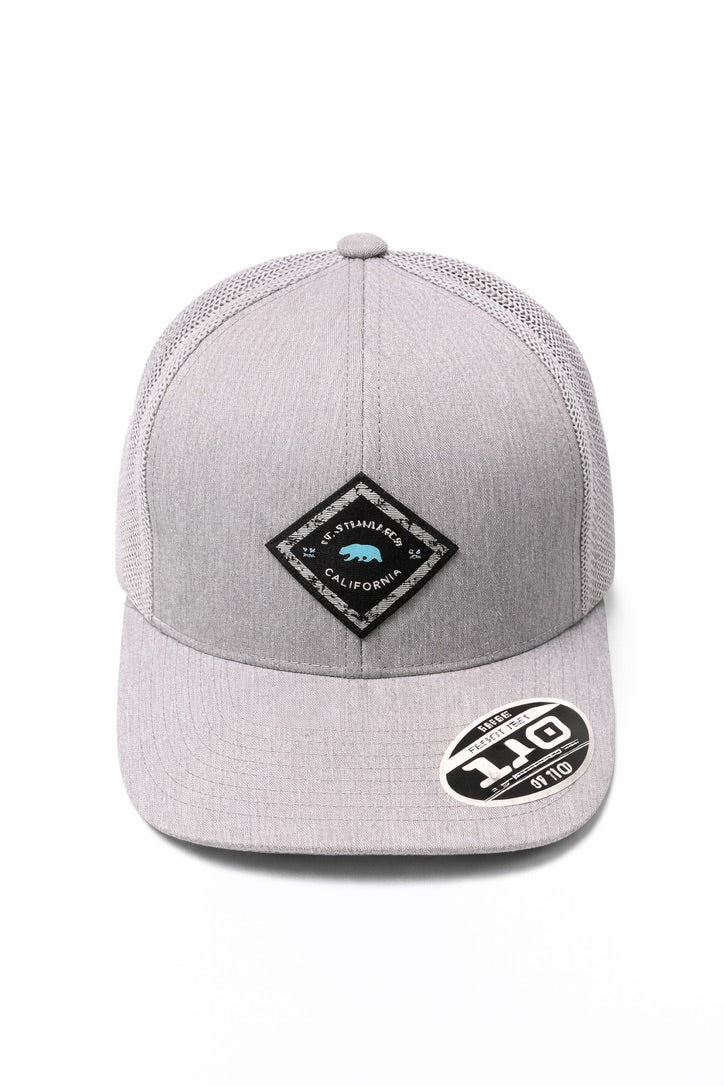 Travis Mathew California Grey Flexfit Trucker Hat