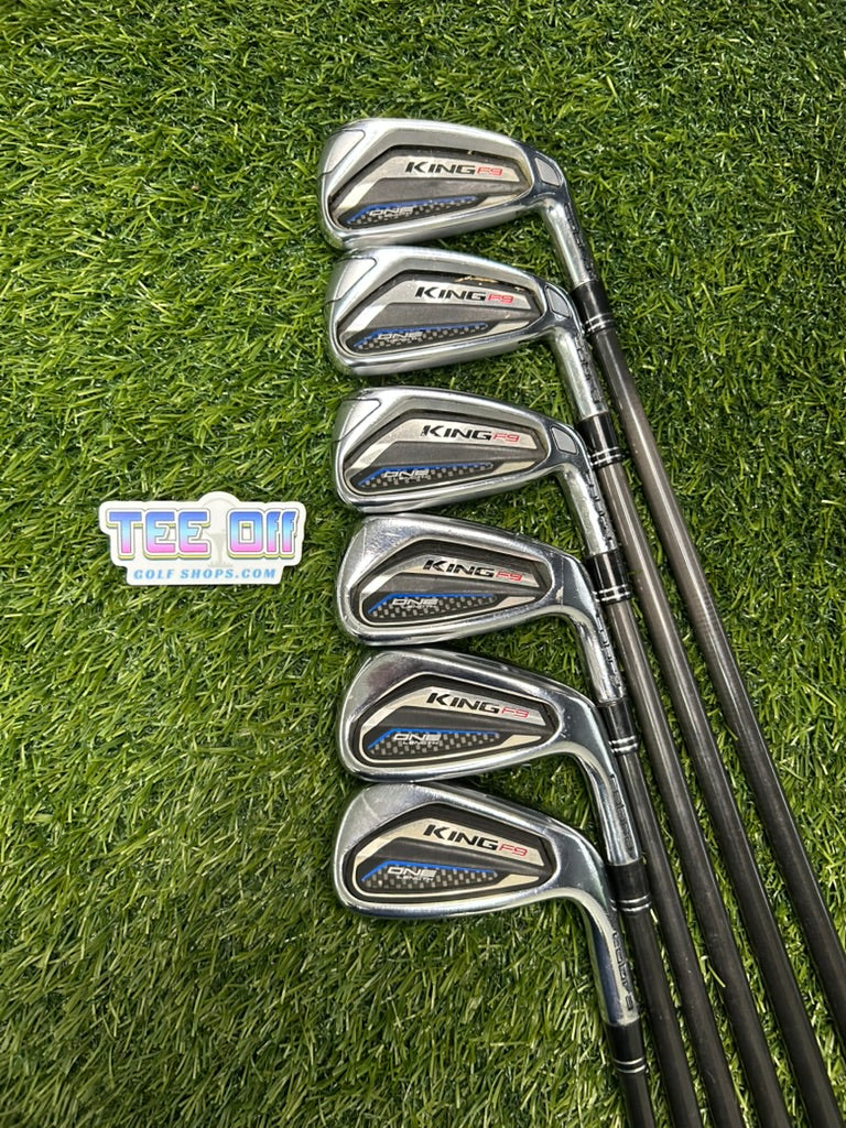 Cobra King F9 One Length Irons Set 5-PW Graphite Seniors Flex RH
