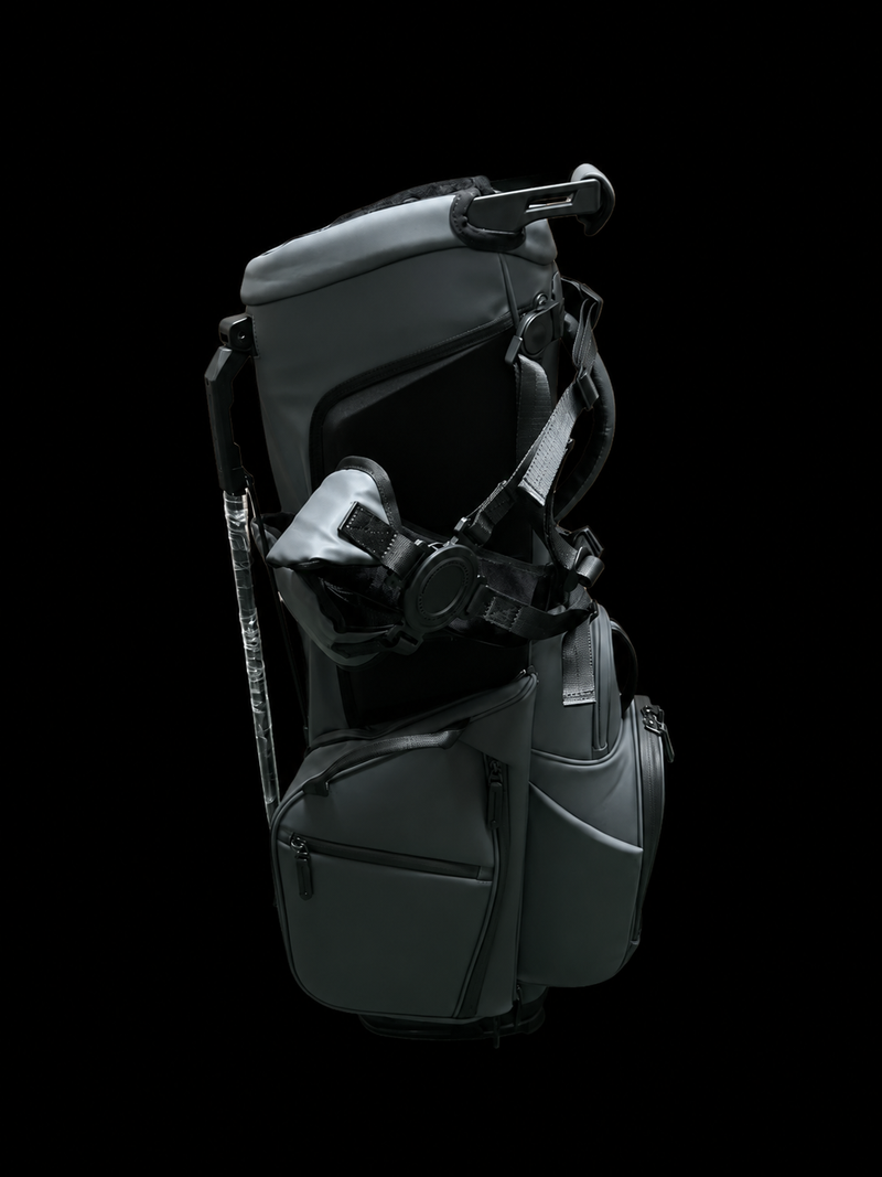 Graphite Axis 2.0 Vegan Leather 6-Way Golf Carry Bag by OEM Golf
