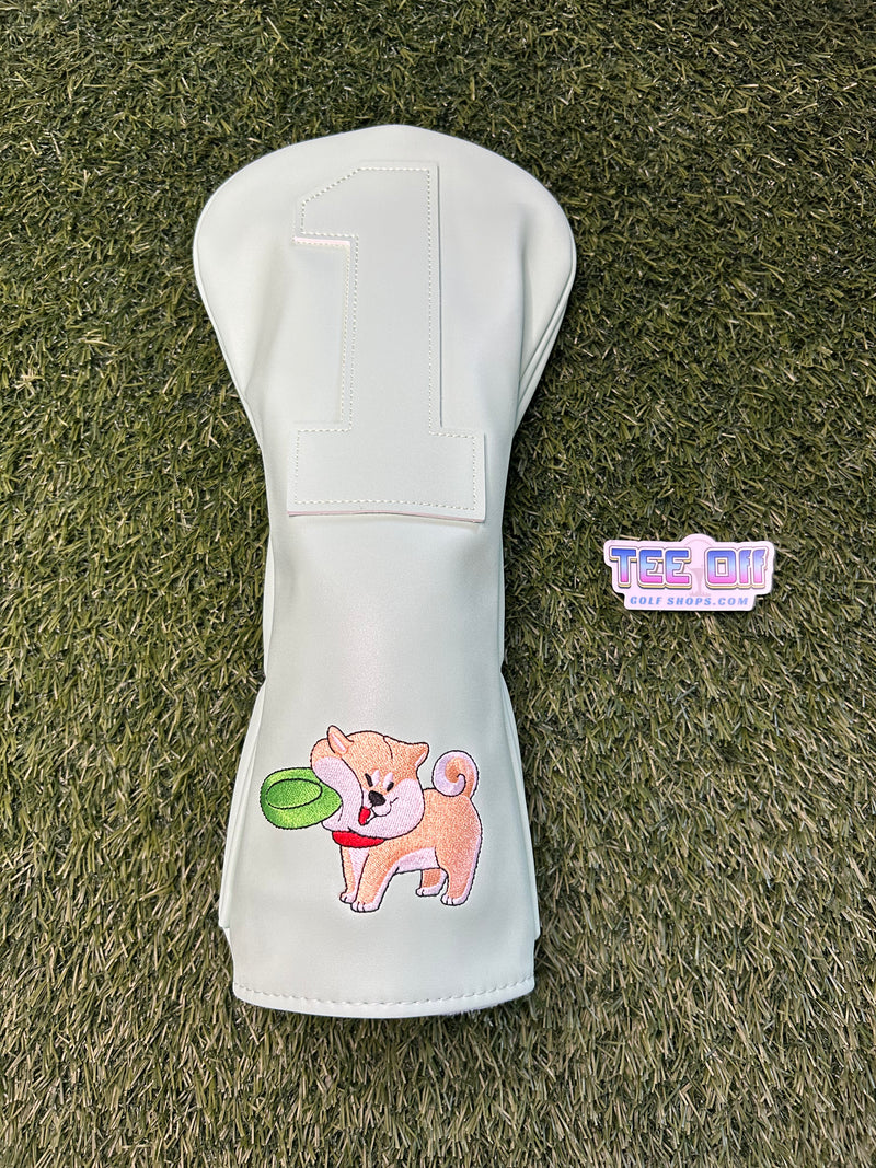 Silly Shiba Inu Leather Driver Head Cover Craftsman Golf