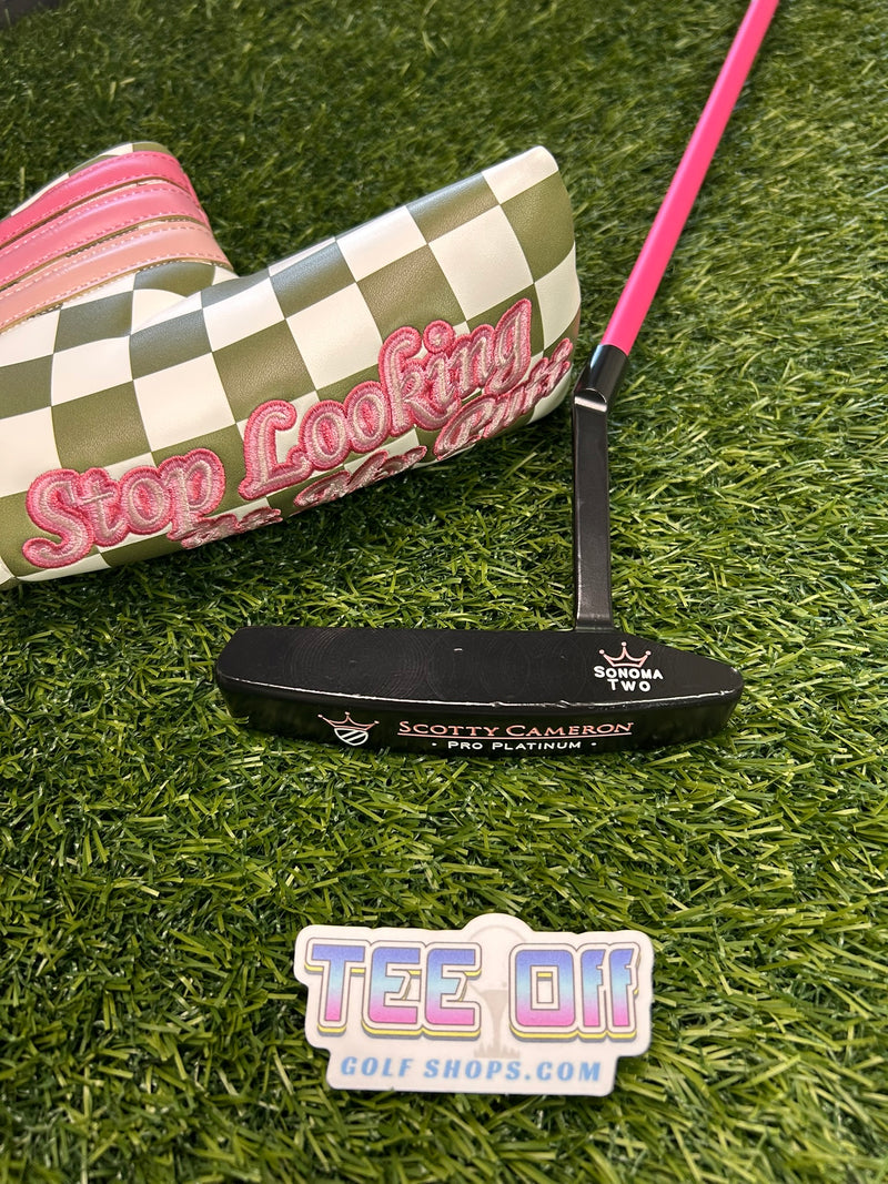 Custom Pink & Black Scotty Cameron Pro Platinum Sonoma Two 34” RH
