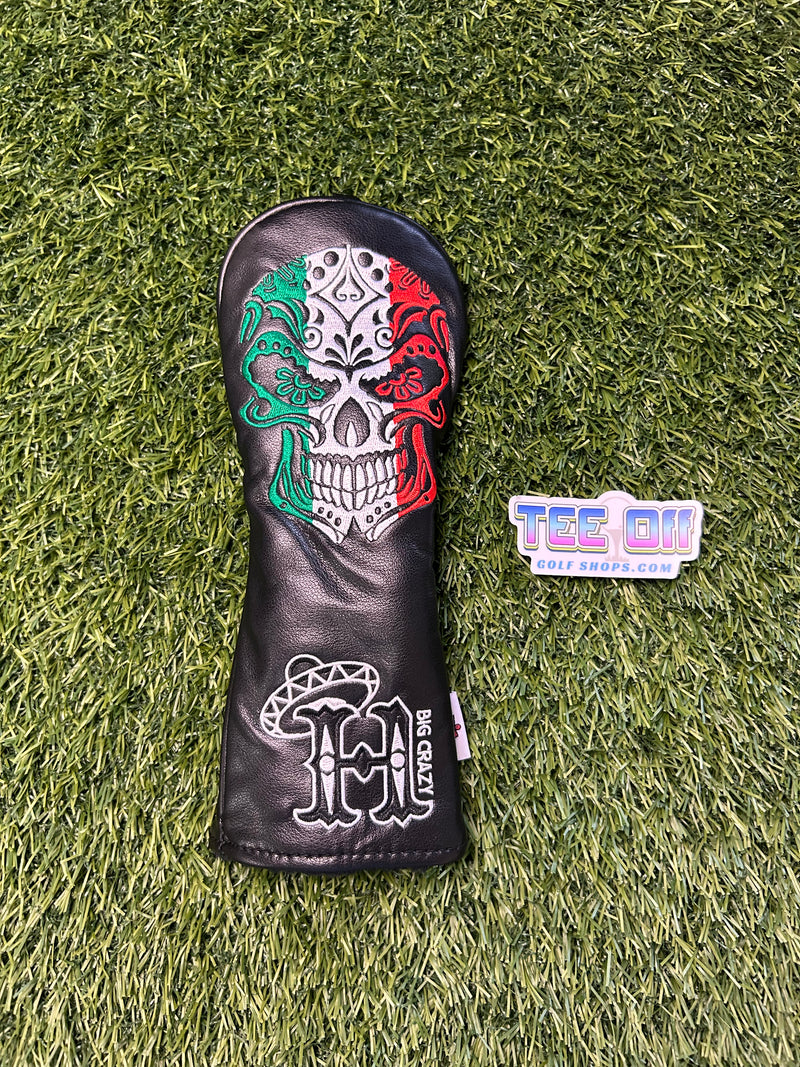 Big Crazy Mexico La Raza Leather Hybrid Head Cover Craftsman Golf