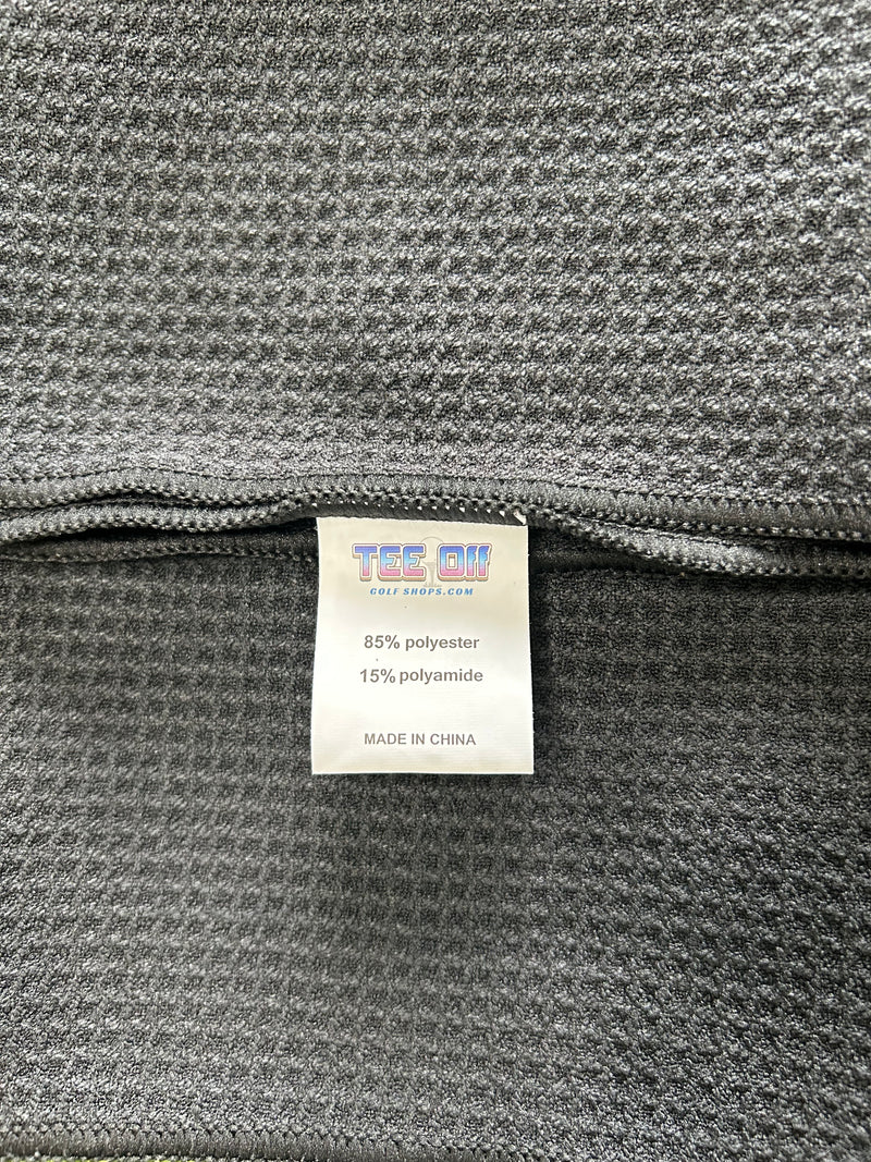 Ash Gray Microfiber Magnetic Golf Towel