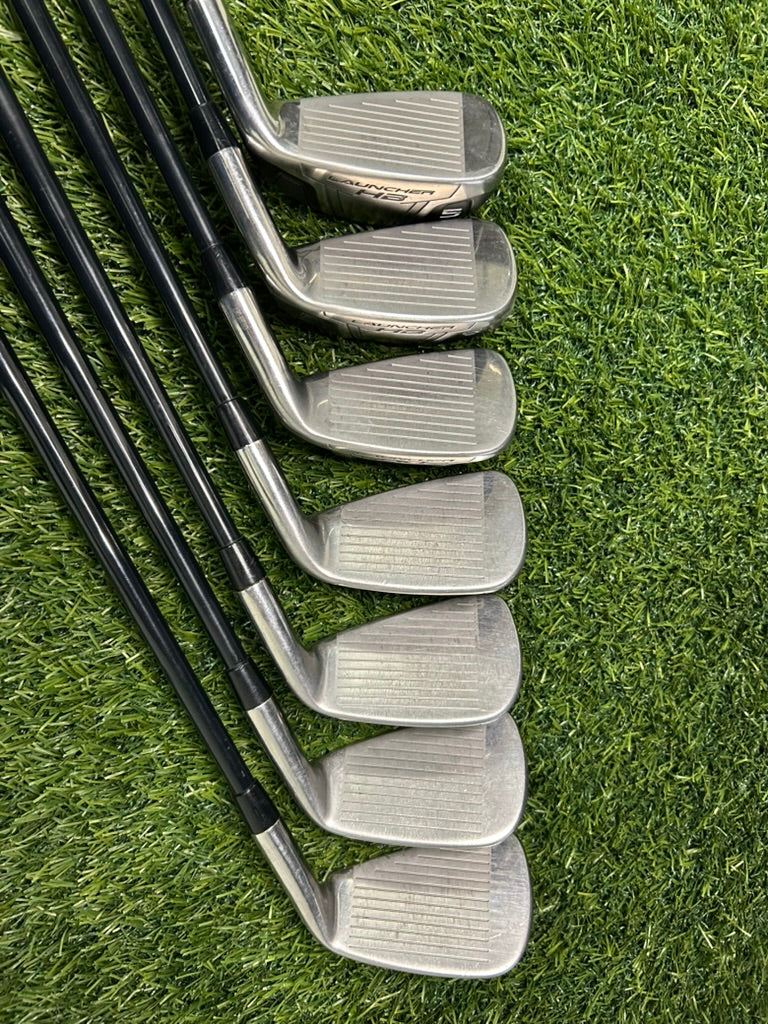 Cleveland Launcher HB 5-DW Hybrid Irons Set Miyazaki Stiff Flex LH