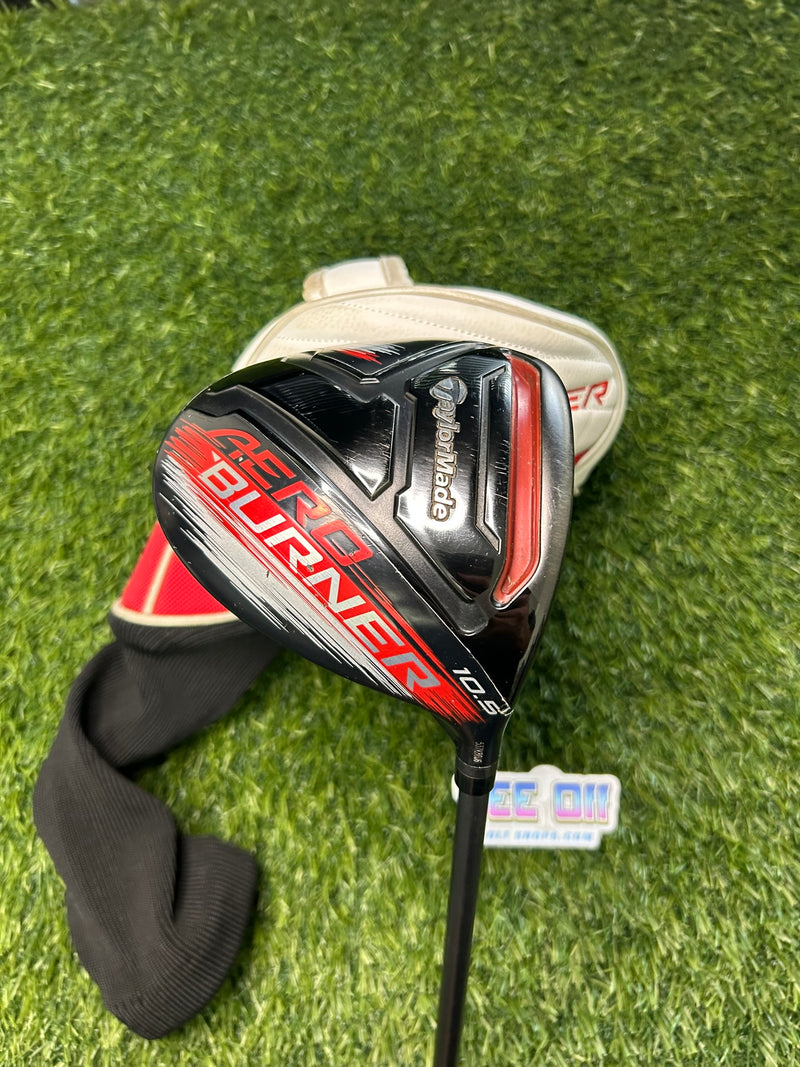 TaylorMade AeroBurner Black Driver 10.5 Loft Matrix Senior Flex RH
