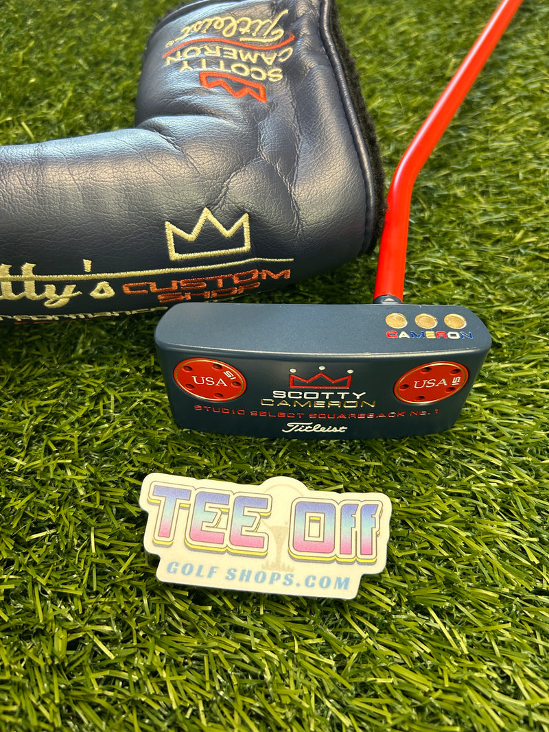 Custom USA America Scotty Cameron Studio Select Squareback No.1 35” RH
