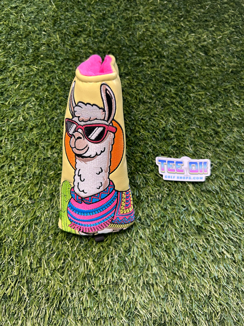 No Drama Llama Leather Blade Putter Head Cover Craftsman Golf