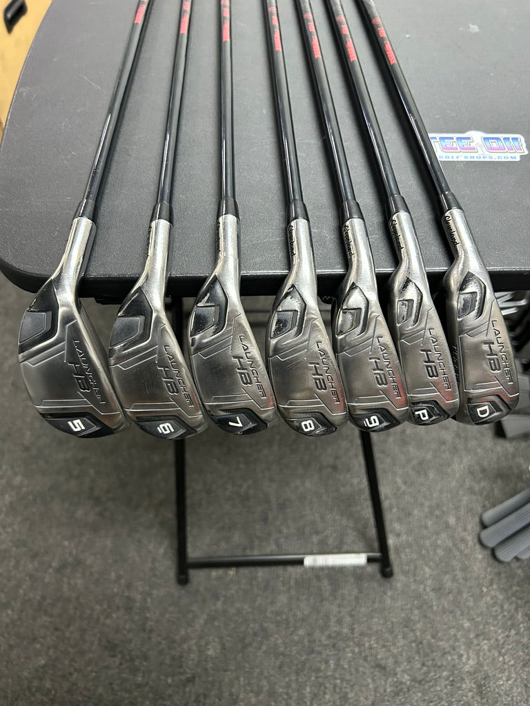 Cleveland Launcher HB 5-DW Hybrid Irons Set Miyazaki Stiff Flex LH