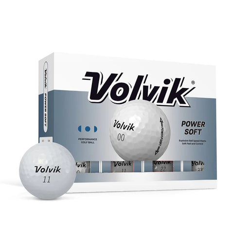 Volvik Power Soft Dozen White Golf Balls