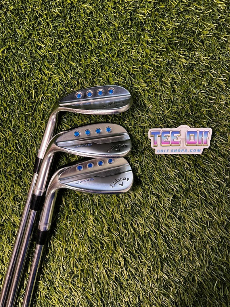 Callaway JAWS Blue 52/56/60 Loft Wedge Set GW/SW/LW LH