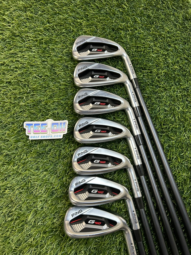 Ping G410 Black Dot 6-PW,UW,LW Iron Set Stiff RH