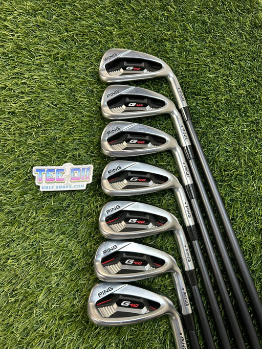 Ping G410 Black Dot 6-PW,UW,LW Iron Set Stiff RH