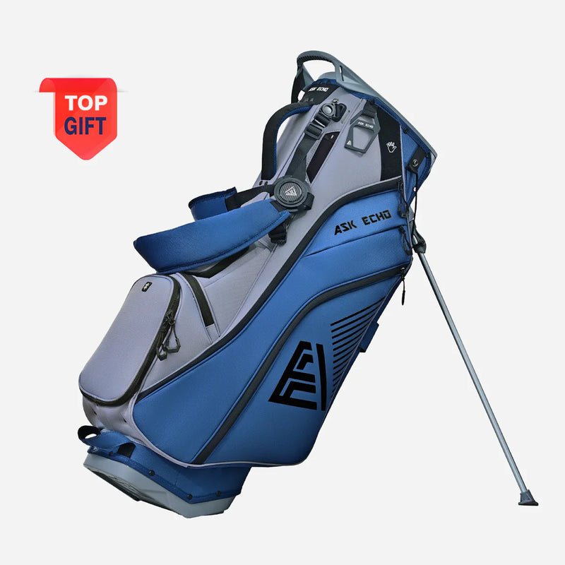 Ask Echo Soundless Hybrid Stand Bag 14 Way Navy Grey