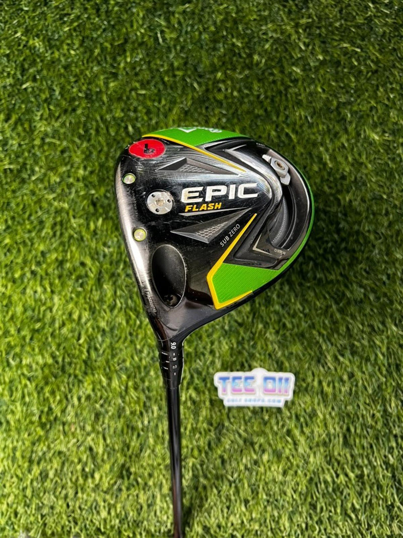 Callaway Epic Flash Driver 9 Loft Tensei Stiff Flex Winn Grip LH