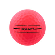 Volvik Vivid Soft Dozen Pink Golf Balls