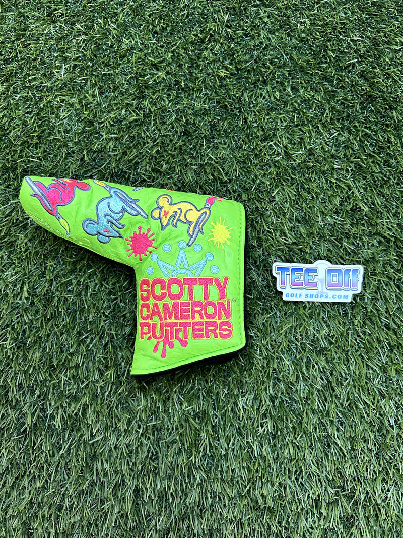 Scotty Cameron Green Tour Rat Painter Blade Head Cover New Stock