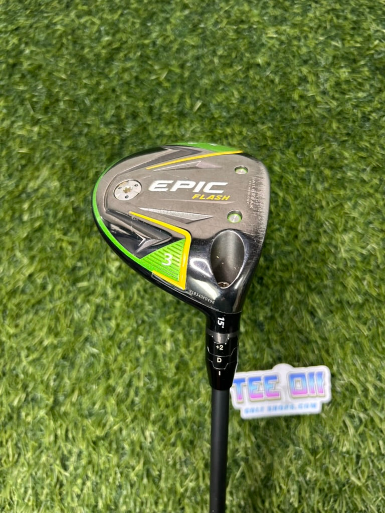 Callaway Epic Flash 3-Wood 15 Loft Stiff RH