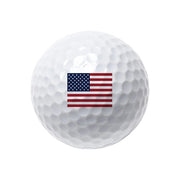 Volvik Power Soft (USA Flag) Dozen White/Red/Blue Golf Balls