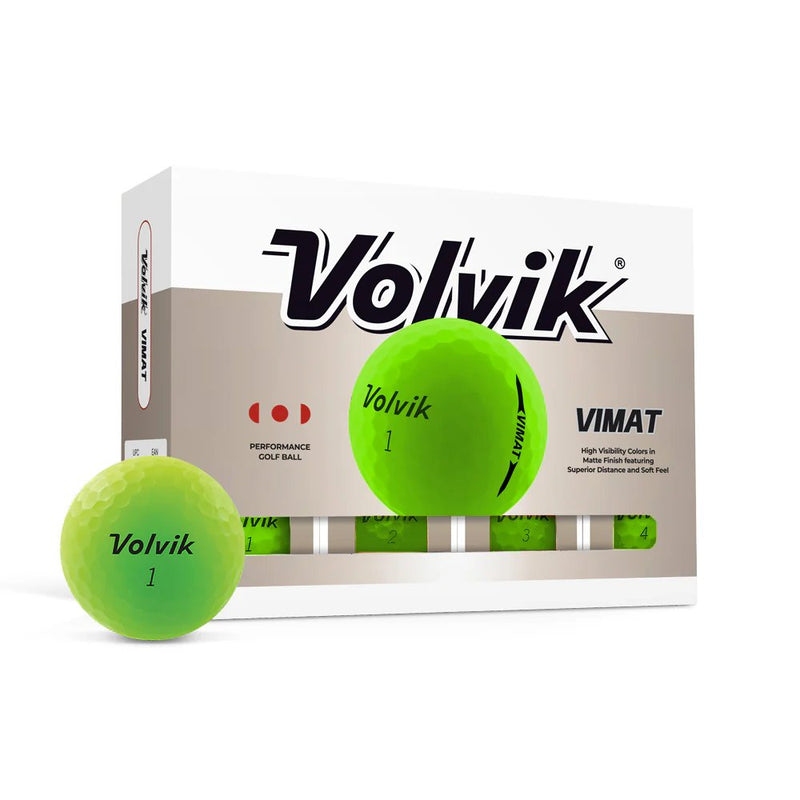 Volvik Vimat Dozen Green Golf Balls