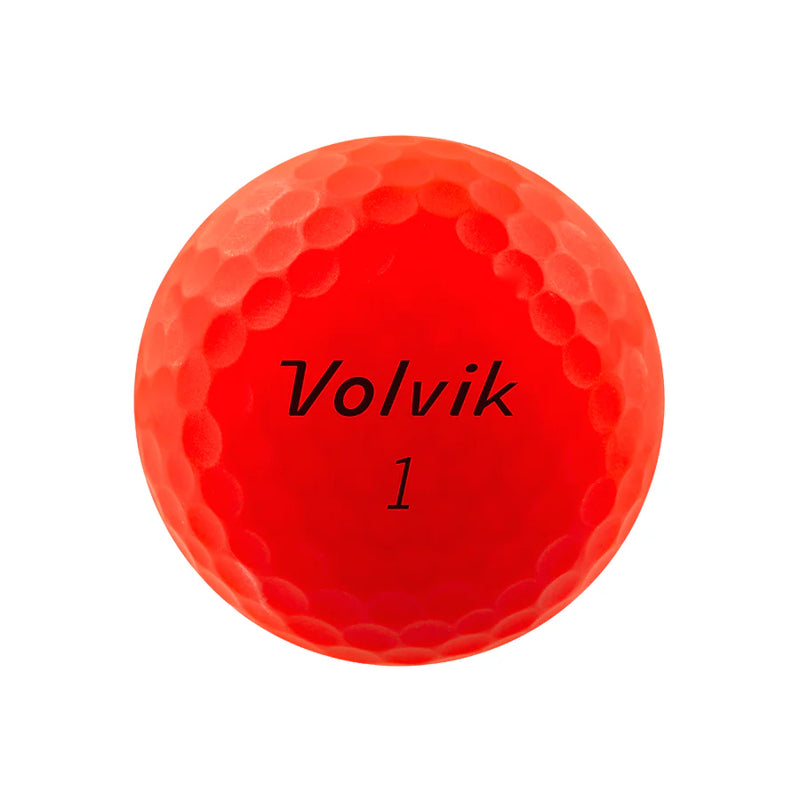 Volvik Vivid Soft Dozen Red Golf Balls