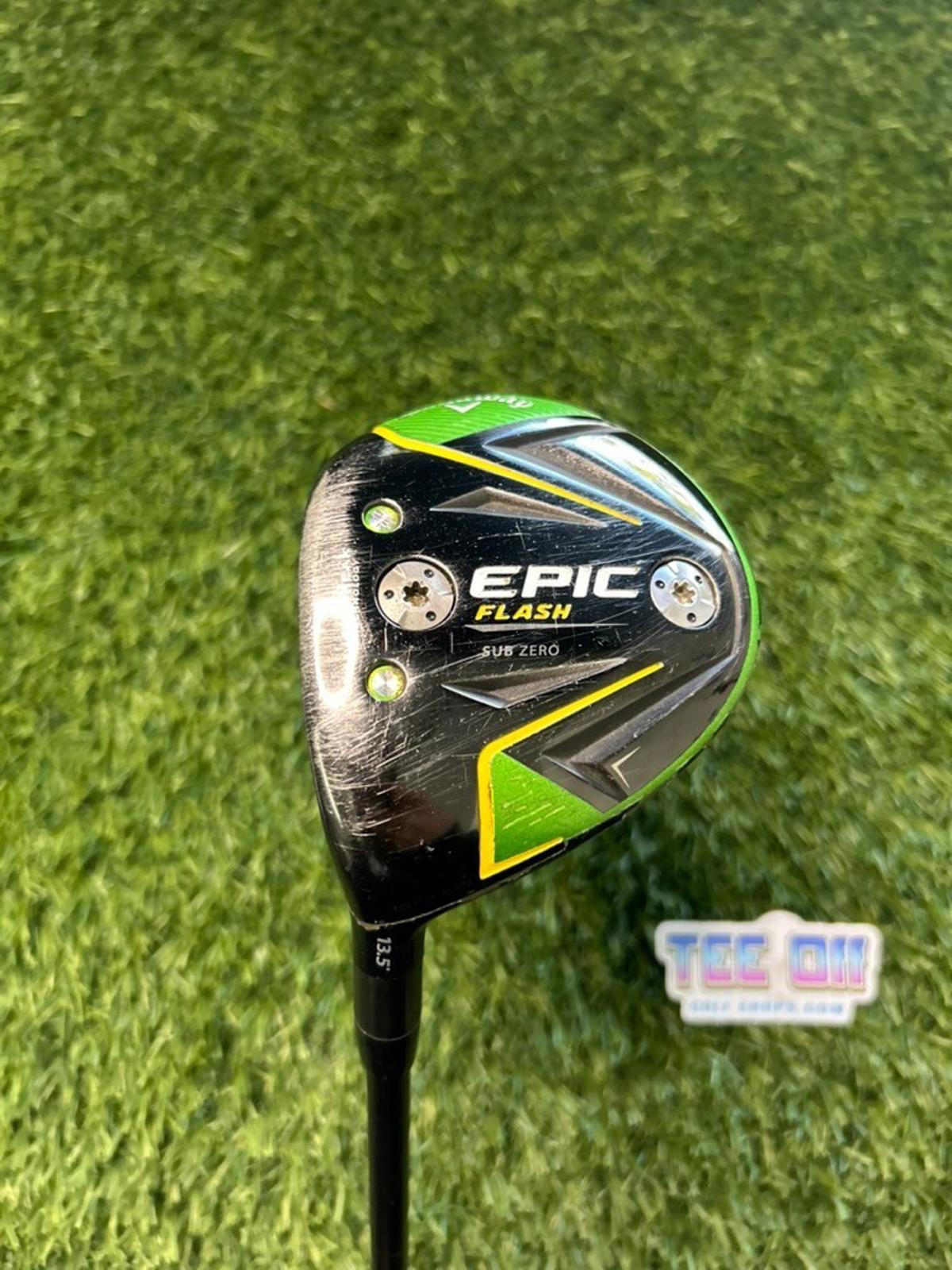 Callaway Epic Flash Sub Zero 3W 13.5 Loft HZRDUS 6.5 X-Stiff Flex 