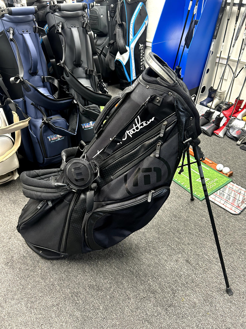 Travis Mathew Black Lightweight 6-Way Carry Golf Bag