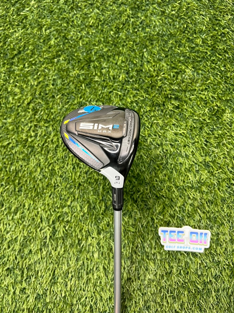 TaylorMade SIM 2 Max 9-Wood 24 Loft Stiff RH — TEE OFF GOLF SHOPS