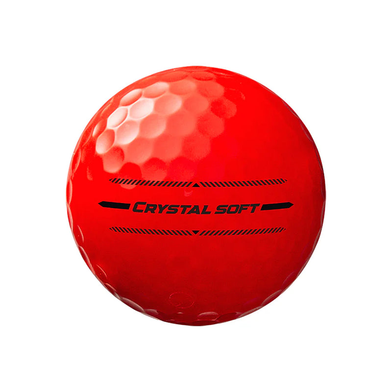Volvik Crystal Soft Dozen Red Golf Balls