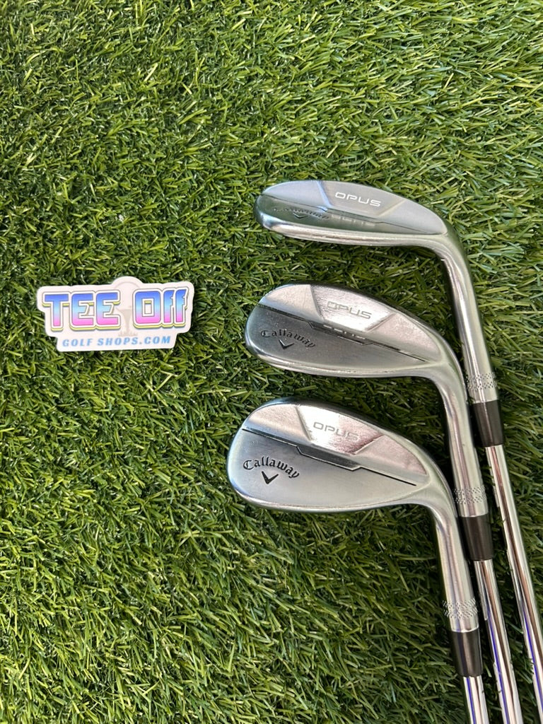 Callaway Opus PW/SW/LW Wedge Set 48/54/58 Loft Wedge Flex RH