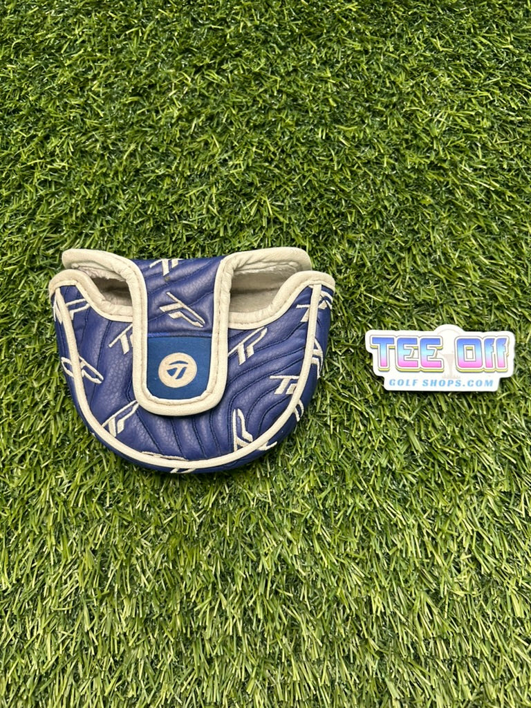 TaylorMade TP Preferred Blue Leather Putter Head Cover Pre-Owned