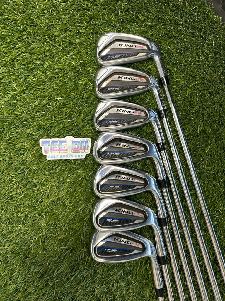 Cobra King F9 One Length 5-GW Iron Set Stiff RH