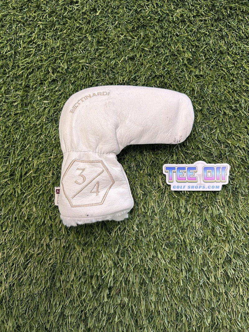 Bettinardi White Leather 3 of 4 Sock Blade Putter Head Cover – Pre-Owned Golf Club – TEE OFF Golf Shops