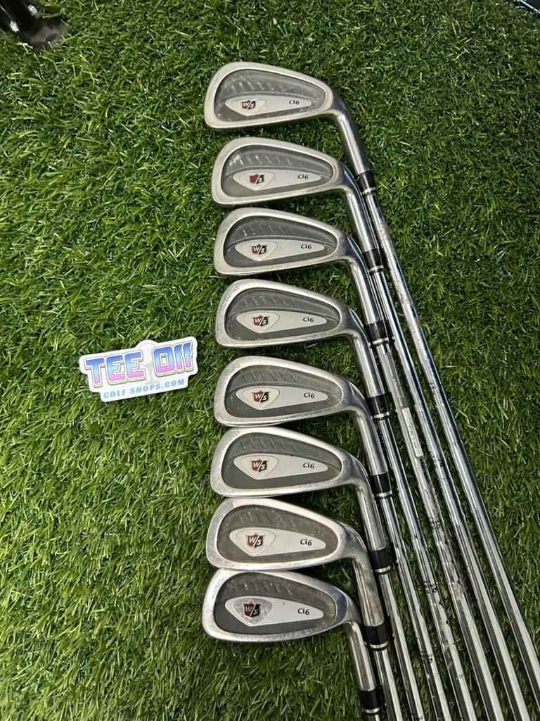 Wilson Staff Ci6 Irons Set 3-PW True Temper Stiff Flex Original Grips RH
