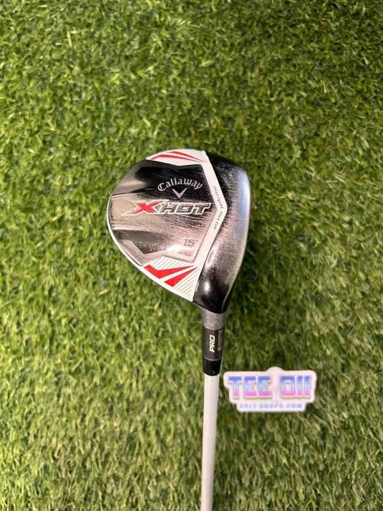 Callaway X Hot Pro 3W 15 Loft Project X 6.0 Stiff Flex Original Grip RH