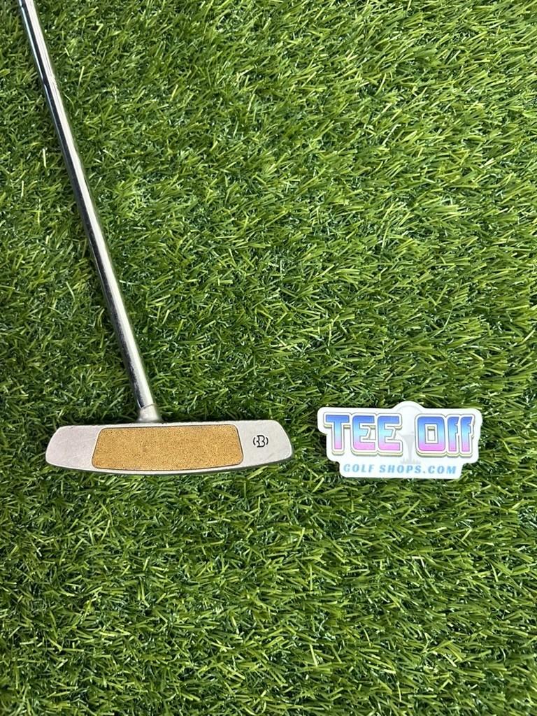 Carbite Bone CB Center Shaft Blade Putter 35" Karma Grip LH – Pre-Owned Golf Club – TEE OFF Golf Shops