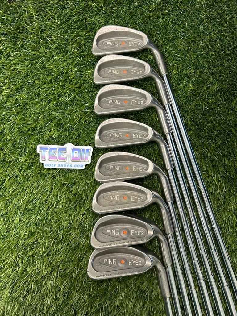 Ping Eye 2 Red Dot Irons Set 3-PW True Temper Lite Regular Flex RH