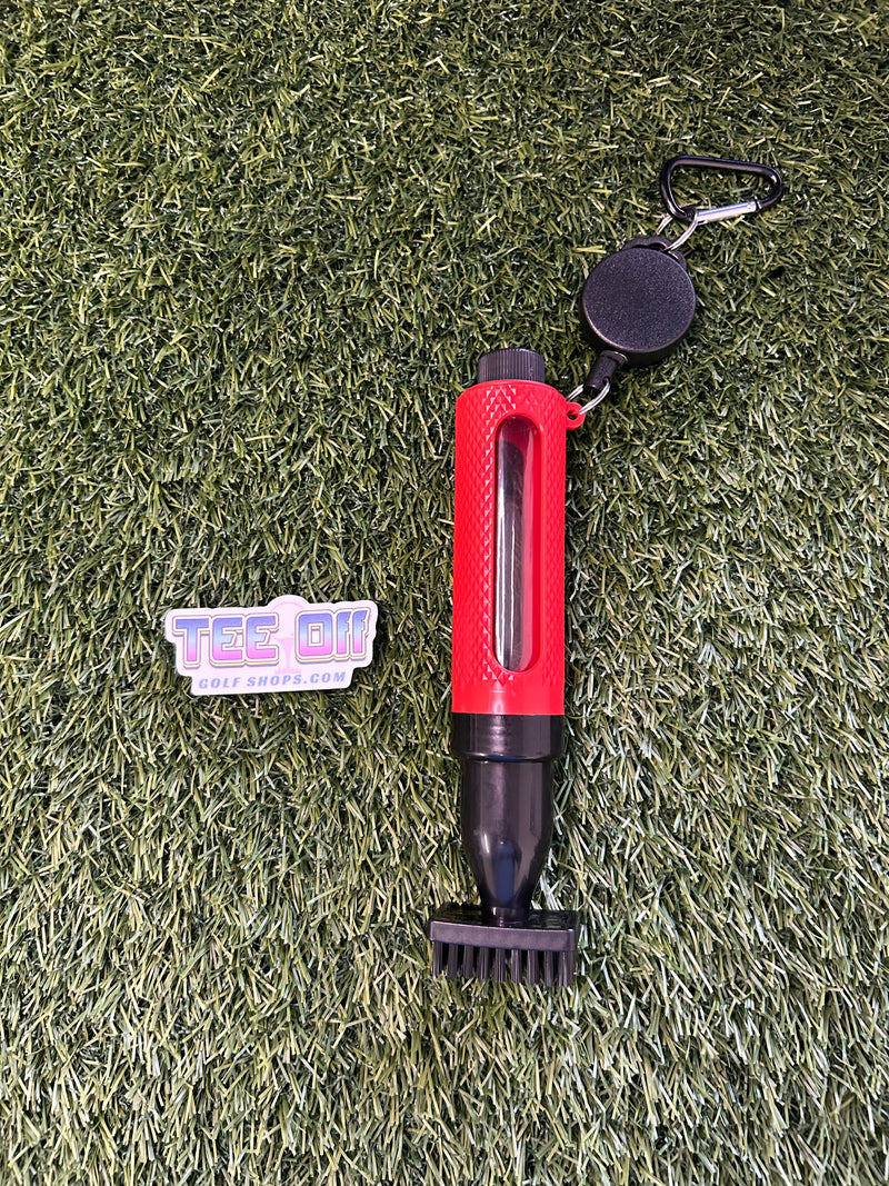Golf Brush with Spray Bottle Red by OEM Golf – Pre-Owned Golf Club – TEE OFF Golf Shops